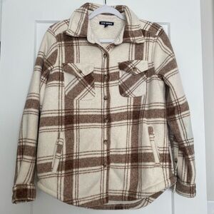 Steve Madden Off-White Sherpa Coat